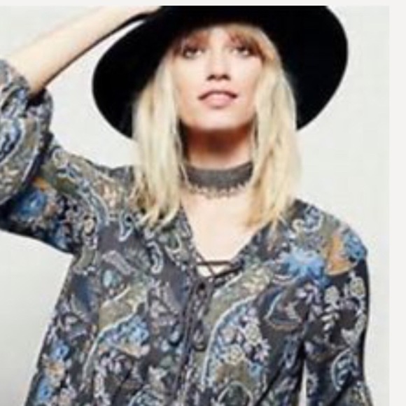 🌼SOLD Free People Rain or Shine mini tunic dress - Picture 3 of 8